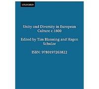 Unity And Diversity In European Culture C.1800