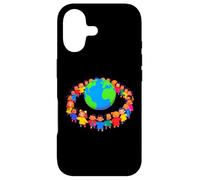 Unity Around The World - Kids Holding Hands Global Peace Coque pour iPhone 17