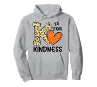 Unity Day K is for Kindness Anti-Bullying Orange Teacher Sweat à Capuche