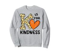 Unity Day K is for Kindness Anti-Bullying Orange Teacher Sweatshirt