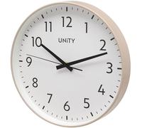 Unity Fradley Horloge Murale silencieuse Marron Moka 30 cm