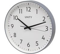 Unity Fradley Horloge Murale silencieuse Moderne Gris 30 cm