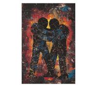 Unity in Chaos Contemporary Expressionist Art Puzzle en Bois, 1000 pièces