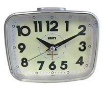 Unity Réveil à Cadran Super Lumineux Blanc 12,5 x 10 x 7 cm