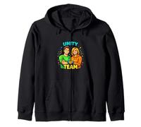 Unity Team Positive Support Community Design Sweat à Capuche