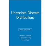 Univariate Discrete Distributions 3e Set by Samuel Temple University Kotz Hardcover Book Adrienne W. Kemp, Norman L. Johnson, Samuel Kotz (Auteur)