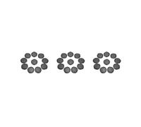 Univeral 30Pcs 49mm Center Pinch Front Lens Cap pour DSLR Camera