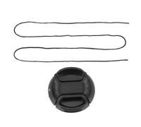 Univeral 49mm Center Pinch Front Lens Cap for DSLR Camera