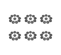 Univeral 60Pcs 49mm Center Pinch Front Lens Cap pour DSLR Camera