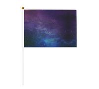 Univers avec étoiles Galaxy Interstellar Print Mini drapeaux de poche, bannières pour grande ouverture, bar, bureau, défilés de la Coupe du monde et événements sportifs