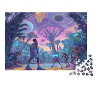 Univers Basket Casse-tête 1000 Pièces en Carton De Qualité Supérieure, Jeu De Puzzles en Lot Concentration Training Puzzle pour La Décoration Murale Et Les Cadeaux, Secret Santa Original 52x38cm/100