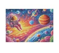 Univers Ciel étoilé 300 Pieces Casse-tête Débutant en Carton Épais Facile Apprentissage Loisir Créatif Activité Manuelle Décoration Murale Cadeau Saint Valentin 300 PCS/40x28cm