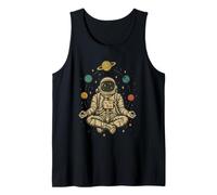 Univers de l'astronaute de Yoga Zen Méditant de Lotus Débardeur
