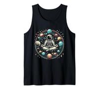 Univers de l'astronaute de Yoga Zen Méditant de Lotus Débardeur
