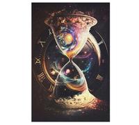 Univers de Temps Puzzles Adultes 1000 Pièces en Bois, Jouet De Puzzle De Défi De Cerveau pour des Enfants, D’Intelligence 78×53cm