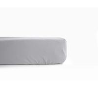 univers decor - Drap Housse Percale Pur Coton peigné Longues Fibres 80 Fils/cm² avec Bonnet de 35 cm Vent du sud (Perle, Drap Housse 80 x 200 cm Bonnet de 35 cm)