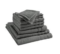 univers decor Ensemble Complet 10 pièces Spa Salle de Bain / 400 GR/m² (Ardoise, Ensemble 10 pièces Spa Salle de Bain)