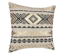univers decor - Housse de Coussin Ethnique 40 x 40 cm Atmosphera (Housse de Coussin Or et Gris Ethnique 40 x 40 cm)