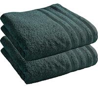 univers decor Lot de 2 draps de Bain Spa 90 x 150 cm / 400 GR/m² (Emeraude, Lot de 2 draps de Bain Spa 90 x 150 cm)