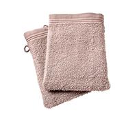 univers decor Lot de 2 Gants de Toilette éponge Spa 15 x 21 cm / 400 GR/m² (Vieux Rose, Lot de 2 Gants de Toilette Spa 15 x 21 cm)