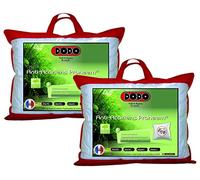 univers decor Lot de 2 oreillers 50 x 70 cm Moelleux antiacariens Proneem® Fibre VOLUPT’AIR® Dodo, Blanc