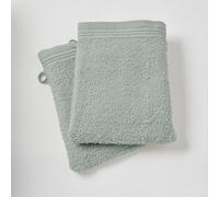 univers decor Lot de 2 ou 6 Gants de Toilette Spa 15 x 21 cm / 400 GR/m² (2, Céladon)