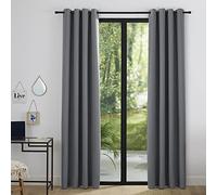 univers decor - Lot de 2 Rideaux occultant et obscurcissant 140 x 260 cm (Anthracite, Lot de 2 Rideaux occultant 140 x 260 cm)
