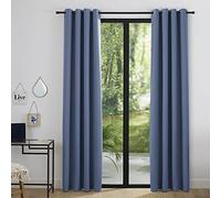 univers decor - Lot de 2 Rideaux occultant et obscurcissant 140 x 260 cm (Lot de 2 Rideaux occultant 140 x 260 cm, Bleu Tendre)