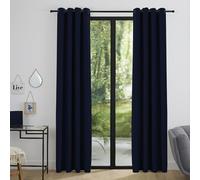 univers decor Lot de 2 Rideaux occultant et obscurcissant 140 x 260 cm Night (Bleu Nuit, Lot de 2 Rideaux occultant 140 x 260 cm)