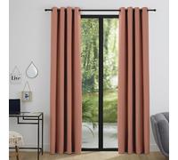 univers decor Lot de 2 Rideaux occultant et obscurcissant 140 x 260 cm Night (Rose Boisé, Lot de 2 Rideaux occultant 140 x 260 cm)