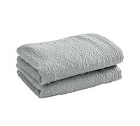 univers decor - Lot De 2 Serviettes invité éponge Spa 30 x 50 cm / 400 GR/m² (Perle)