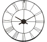 univers decor - Pendule métal Vintage diamètre 70 cm Atmosphera (Noire, Pendule métal Vintage diamètre 70 cm)