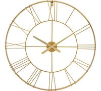 univers decor Pendule métal Vintage diamètre 70 cm Atmosphera (Or, Pendule métal Vintage diamètre 70 cm)