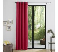 univers decor - Rideau occultant Thermique 140 x 260 cm (1 Panneau 140 x 260 cm, Piment)