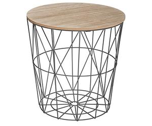 univers decor - Table café déco métal Kumi Atmosphera (Table Kumi Noir)