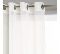 univers decor Voilage à Rayures tamisant 140 x 240 cm Atmosphera (Ivoire)