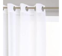 univers decor Voilage étamine tamisant 140 x 240 cm Atmosphera (Blanc)