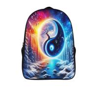 univers des arbres léger sac a dos durable cool cartable grande capacité 2 compartiment pour adolescent et adulte yin-yang 3d imprimé sac à dos d'école-16,les enfants pour les voyages affaires