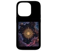 Univers du Ciel Galactique étoilé de Fleurdelis Coque pour iPhone 14 Pro