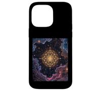 Univers du Ciel Galactique étoilé de Fleurdelis Coque pour iPhone 14 Pro Max