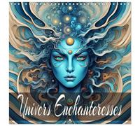 Univers Enchanteresses (Calendrier mural carré 2026 30x30 cm) Calendrier double avec une page pour vos prises de notes: Des beautés planétaires fascinantes.