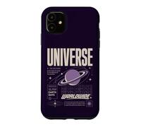 Univers Espace Planète Galaxie Astronomie Cosmos Saturne Coque pour iPhone 11