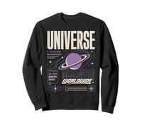 Univers Espace Planète Galaxie Astronomie Cosmos Saturne Sweatshirt