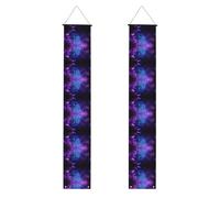 Univers Galaxie Étoile Espace Noël Halloween Porche Bannière Décoration Extérieur Intérieur Vacances Fête Décor