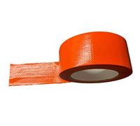 UNIVERS GRAPHIQUE 1 Rouleau adhésif ORANGE dos toilé 48 mm x 25 m gaffeur adhésif réparation, ruban adhésif renforcé pour réparer, assembler, recouvrir marquage au sol, signalisation