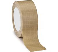 UNIVERS GRAPHIQUE 12 Ruban Adhésif Kraft Armé Résistant 50 mm x 50 mètres rouleau emballage adhésif recyclable Ecologique Biodégradable