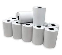 UNIVERS GRAPHIQUE 20 Bobines Rouleaux 57 mm x 40 mm 57 x 40 de Papier Thermique pour Caisse carte bancaire, tpe, terminal de paiement Ticket Rouleaux
