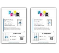 UNIVERS GRAPHIQUE 2400 étiquettes 63,5 x 33,9 mm L7159 étiquette multiusage pour imprimante SOIT 100 planches de 24 étiquettes(l7159) sachet de 100 Fabricant: univers graphique ® FACTURE AVEC TVA
