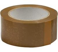UNIVERS GRAPHIQUE 6 Rouleaux ruban adhésif emballage Marron havane pp silencieux Rouleau de 48 mm x 100 mètres (34% de plus que les 66 mètres long) ref UGRANH100-6