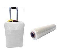 UNIVERS GRAPHIQUE Film étirable pour Bagage Valise Emballage Blanc Opaque 450 mm x 270 mètres Film Protecteur Extensible Manuel